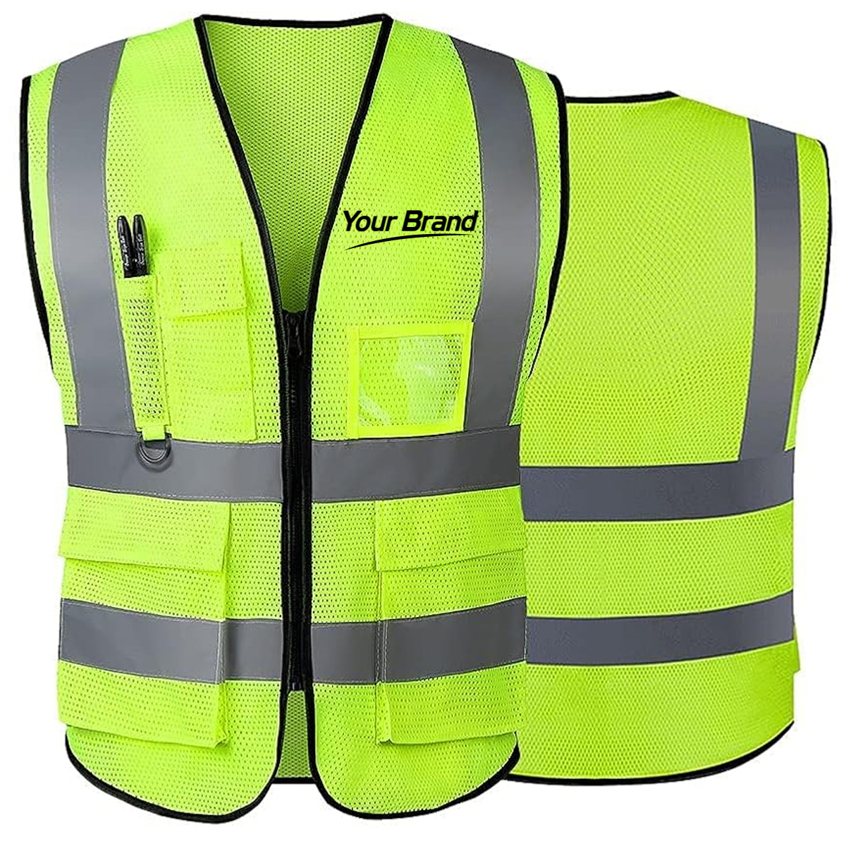 Hi-Vis Custom High Visibility Safety Vest