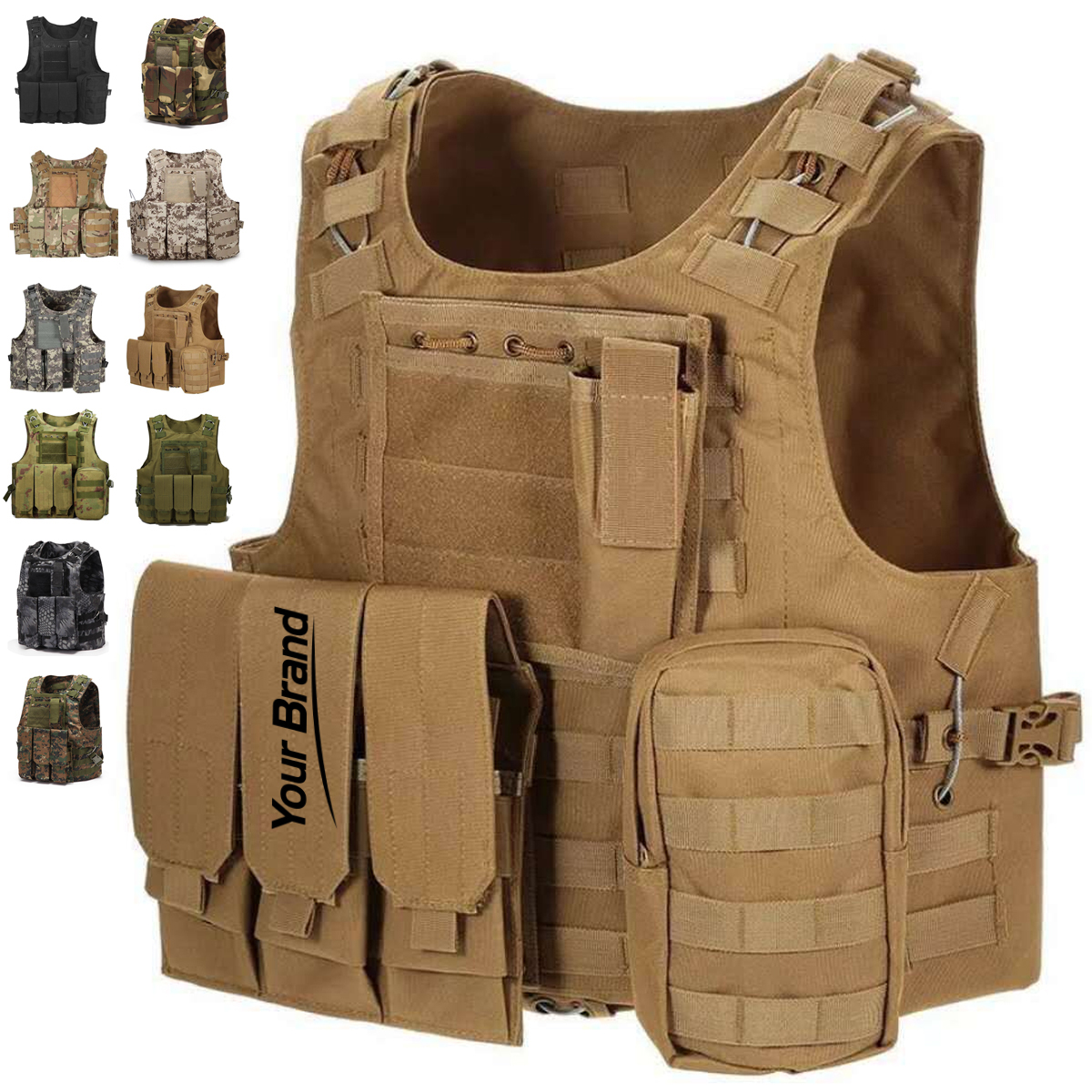 Heavy Duty Multi-Pocket Amphibious Tactical Vest