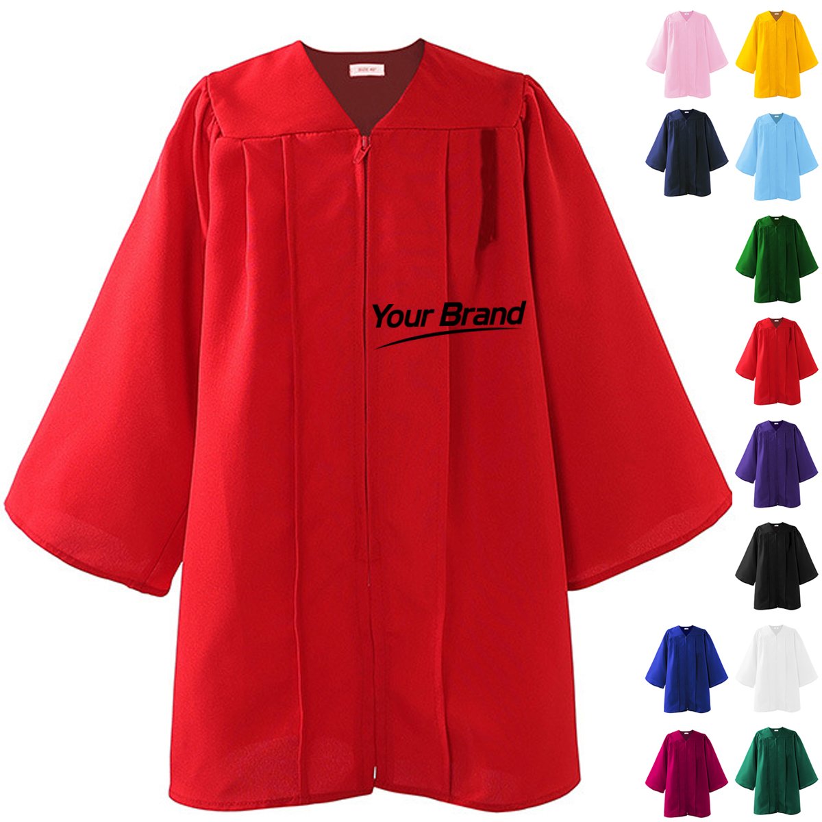 Premium Kids Academic Graduation Gown School Regalia