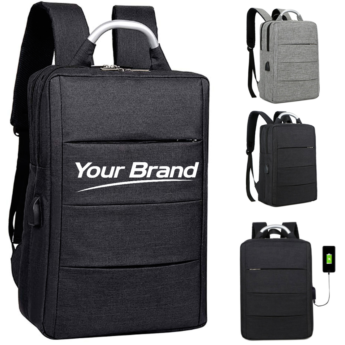 15L USB Charging Anti Theft Laptop Backpack