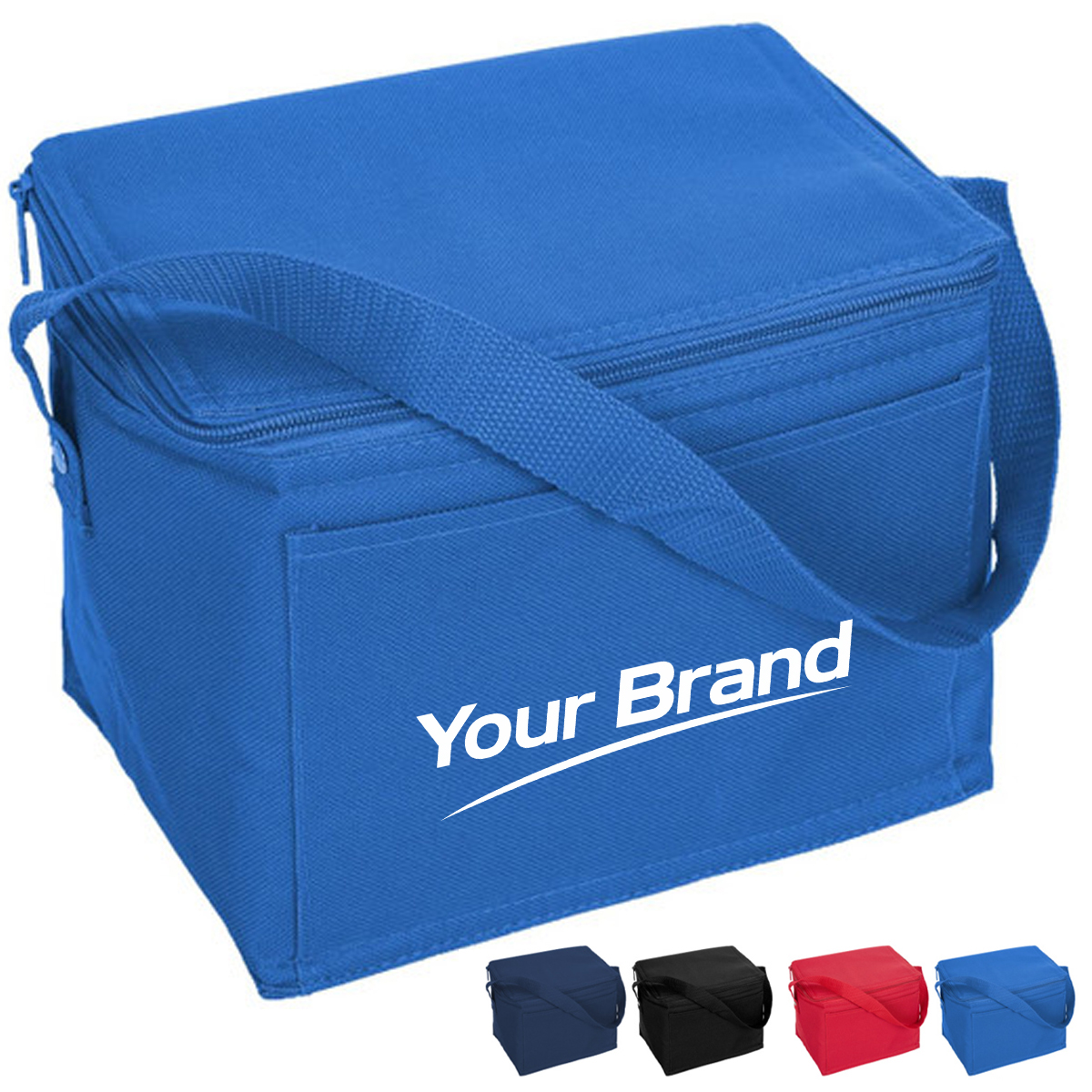 12 Cans Insulated Cooler Lunch Bag W/ Zipper