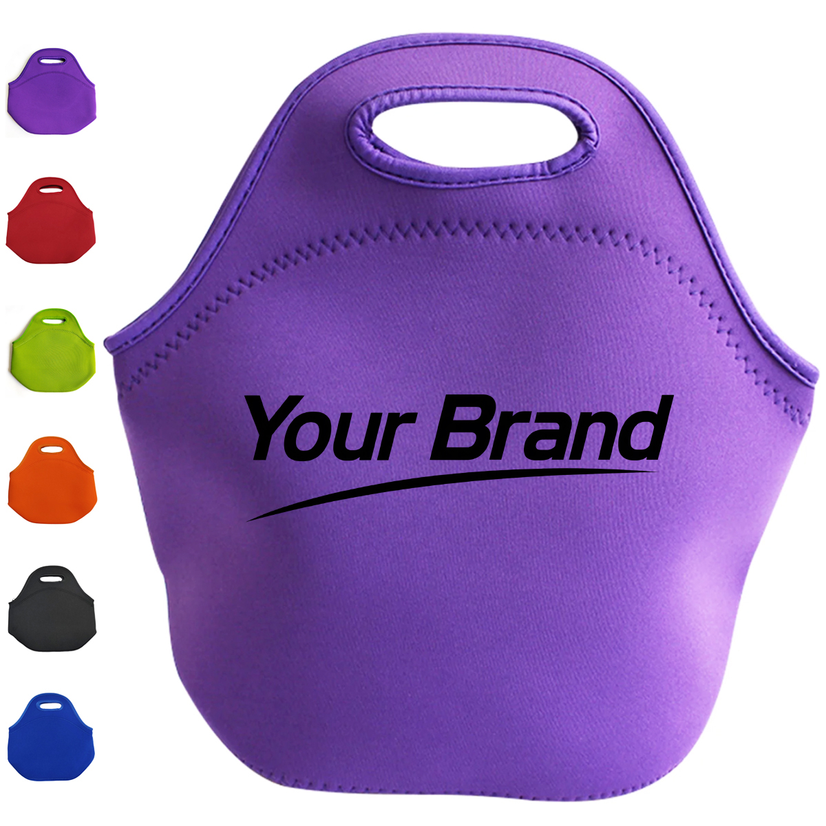 Reusable Neoprene Insulated Lunch Tote Bag