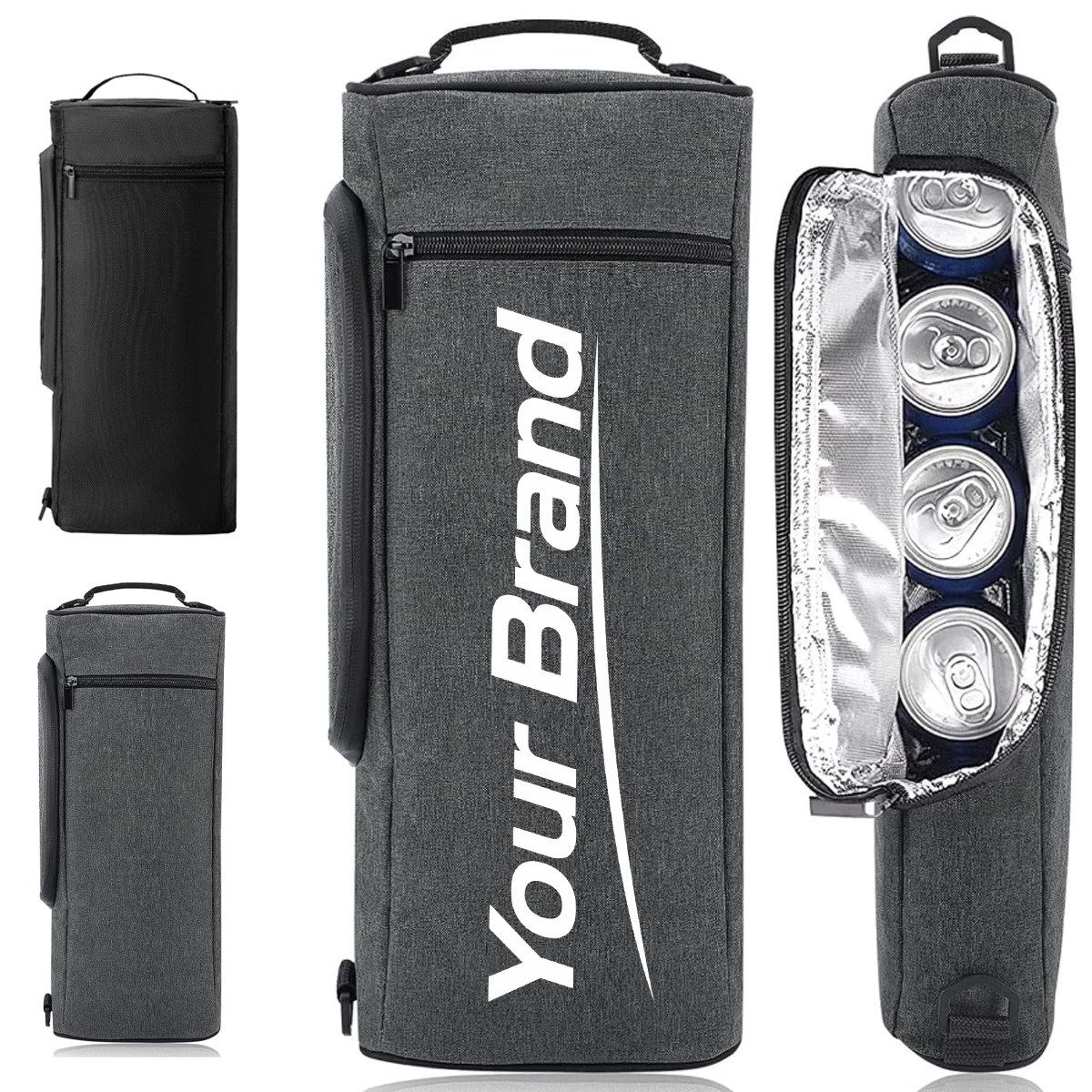 Insulated Wine and Beer Cooler Bag with Handle