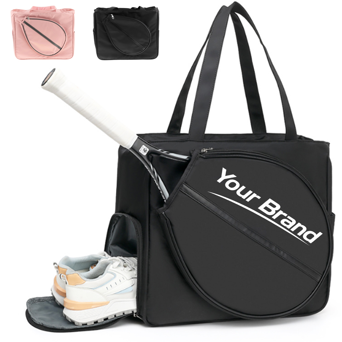 Tennis Tote Bag with Racket Compartment