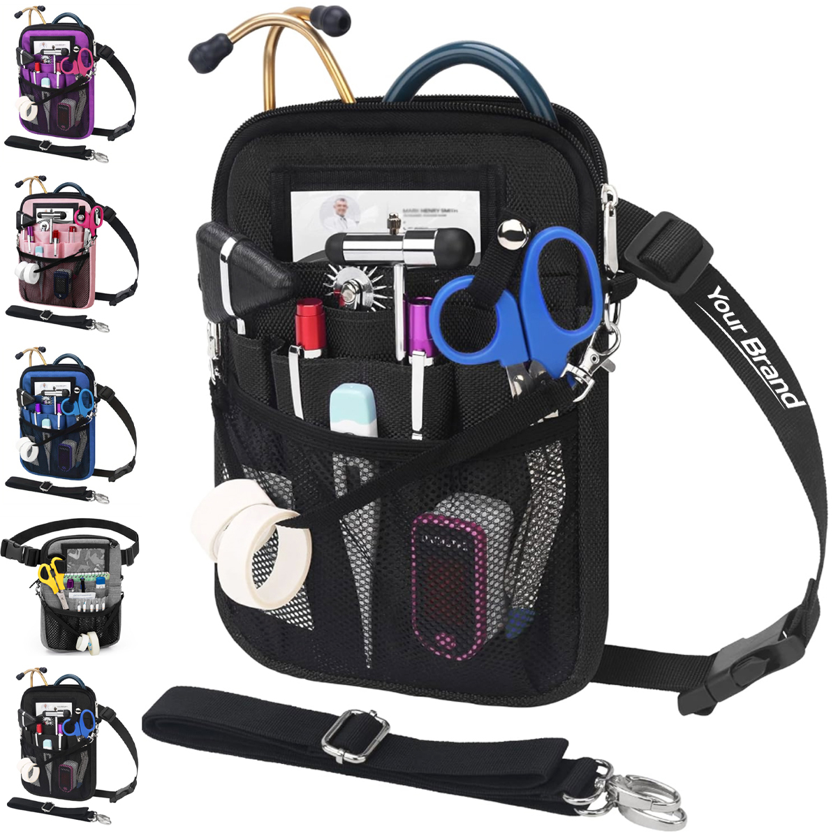 Medical Utility Crossbody Bag for Nurses and EMTs