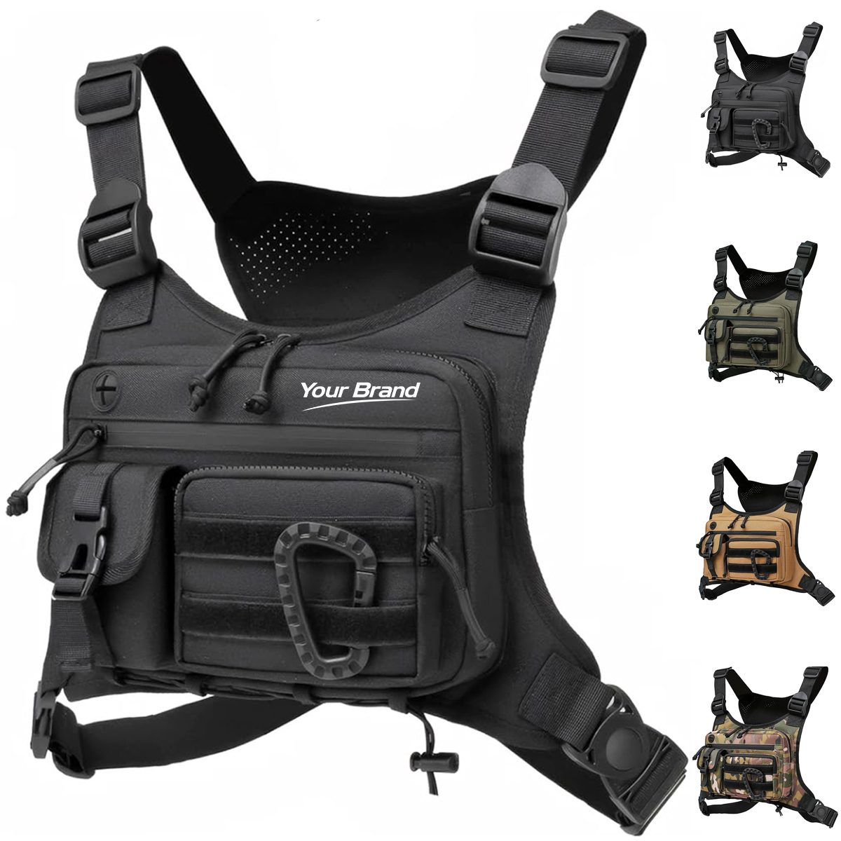 Tactical Chest Rig Bag with Adjustable Straps