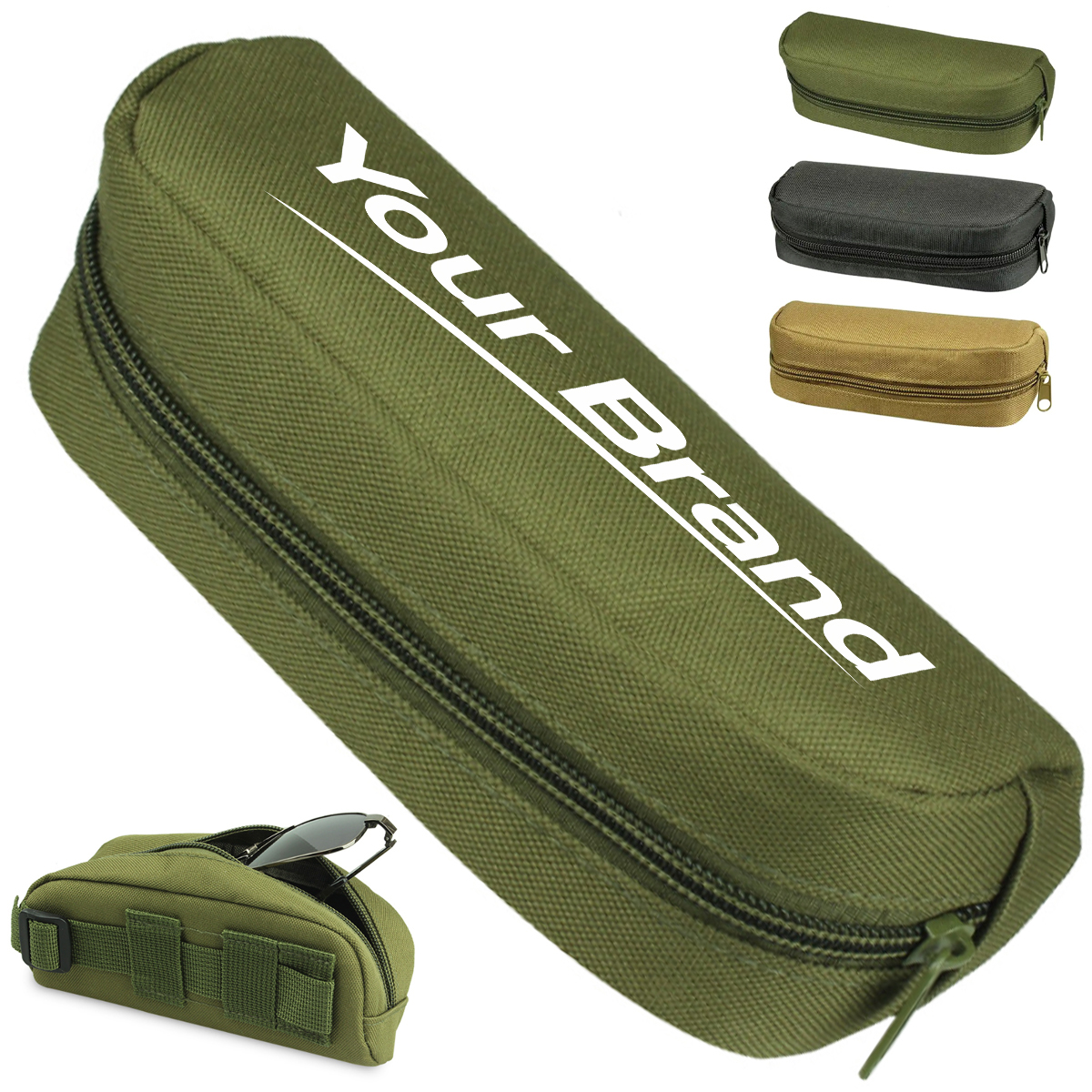 Zippered Pencil Case Organizer for Office and School