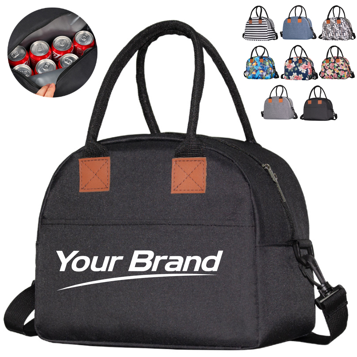 Insulated Travel Cooler Bag with Shoulder Strap