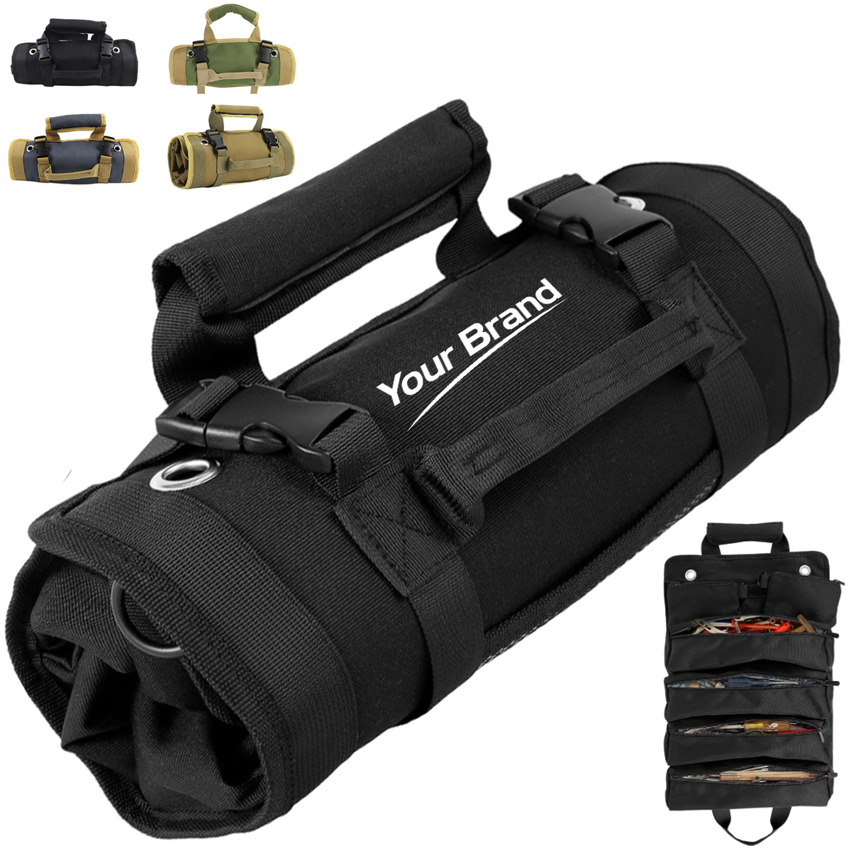 Portable Waterproof Tool Organizer Bag with 5 Compartments