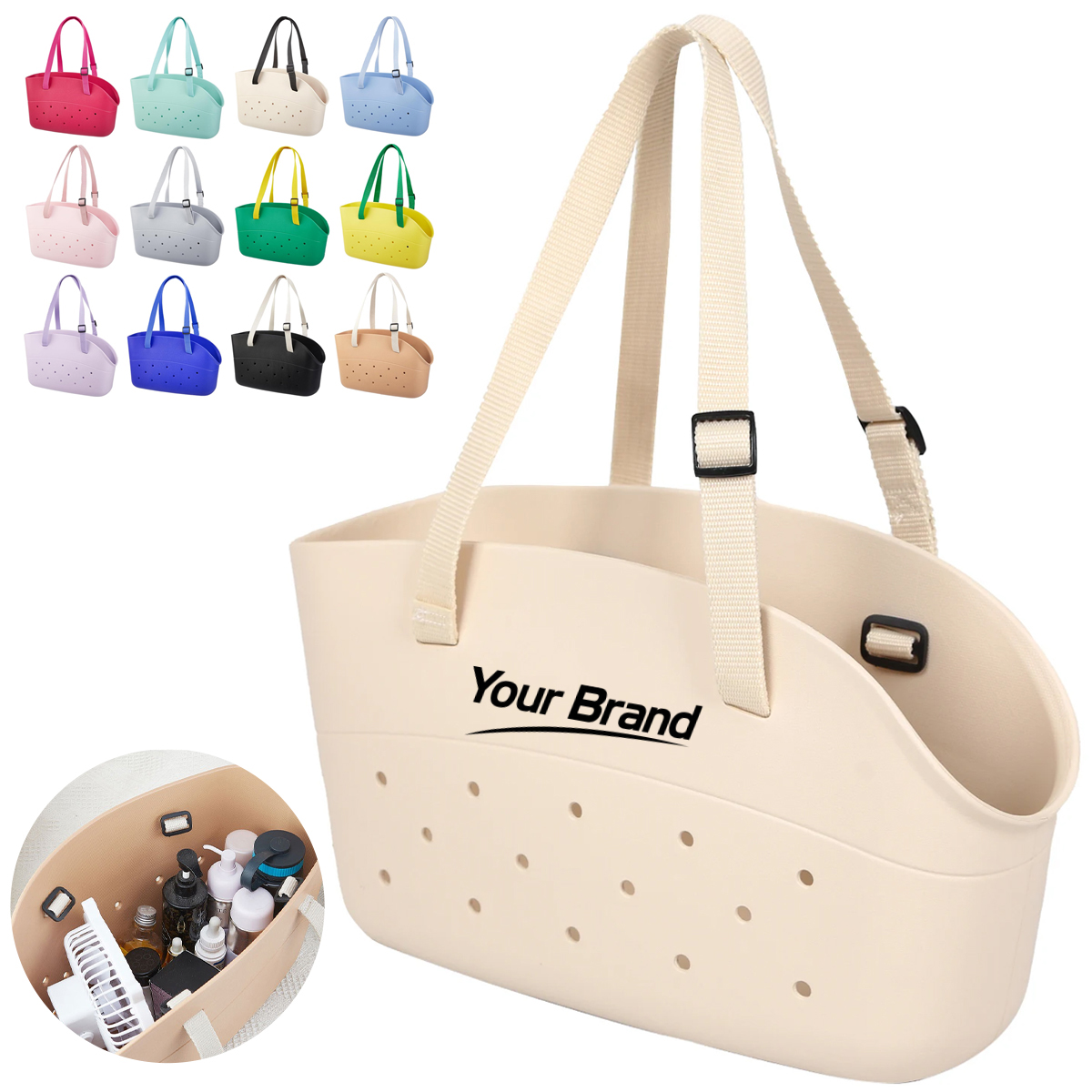 Waterproof EVA Perforated Pet Carrier Tote Bag