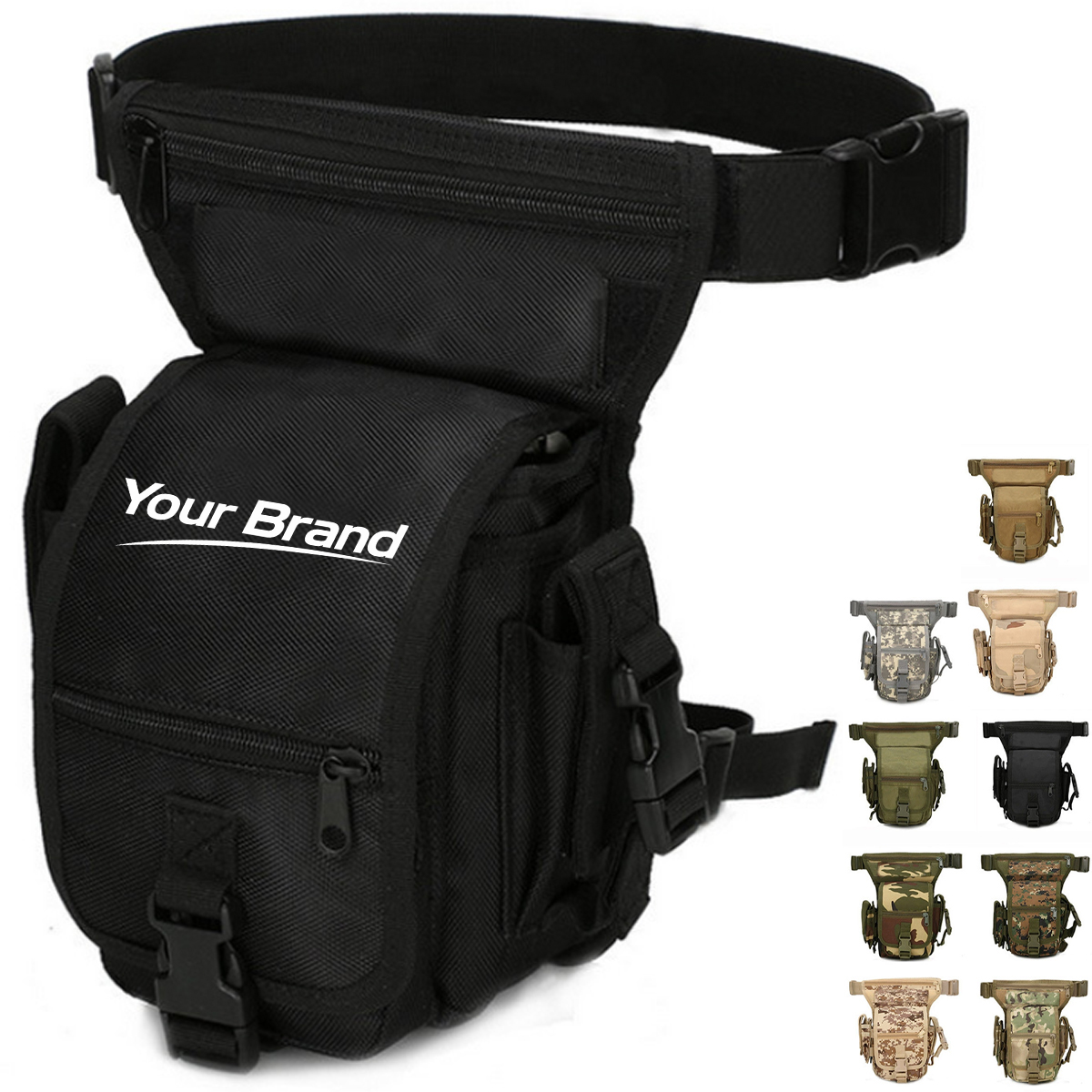 Heavy Duty Tactical Drop Leg Bag Waist Thigh Pack