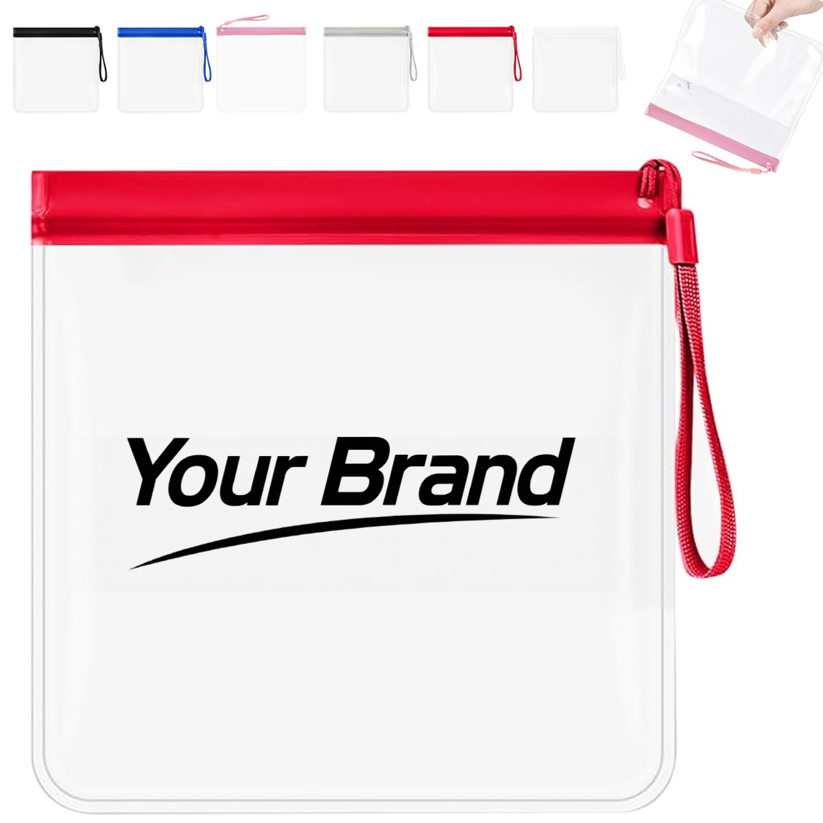 TSA Compliant Reusable Clear EVA Travel Toiletry Pouch