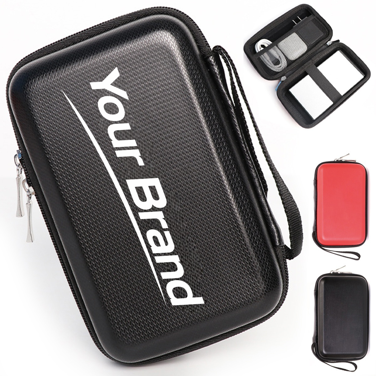 Portable Hard Shell EVA Tech Accessory Travel Case