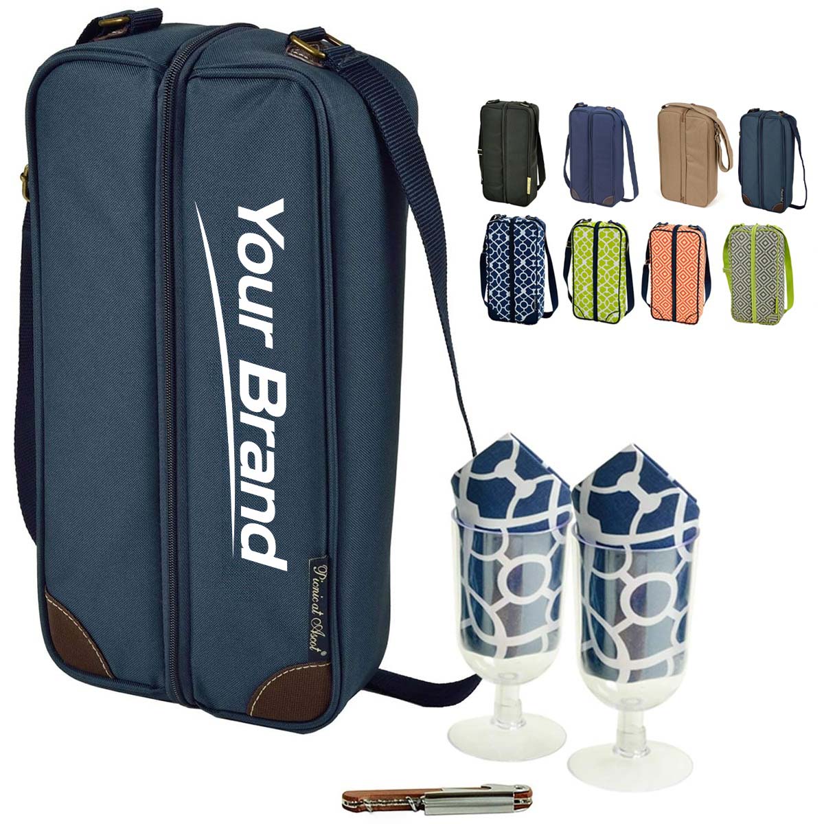 Insulated Backpack Picnic Cooler & Coffee Kit Carrier