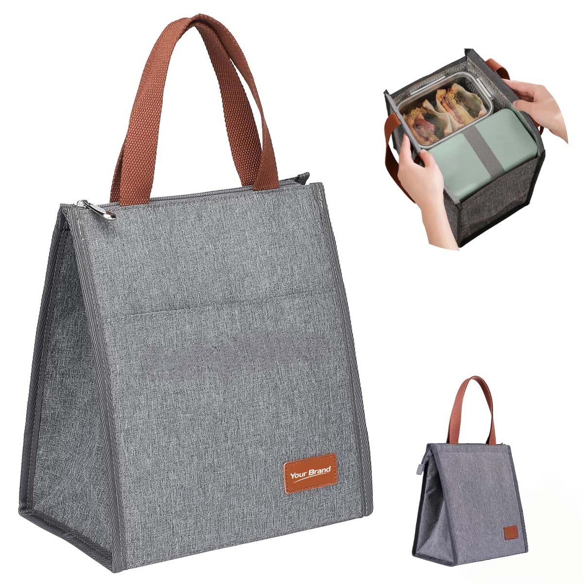 Insulated Thermal Reusable Lunch Cooler Tote Bag