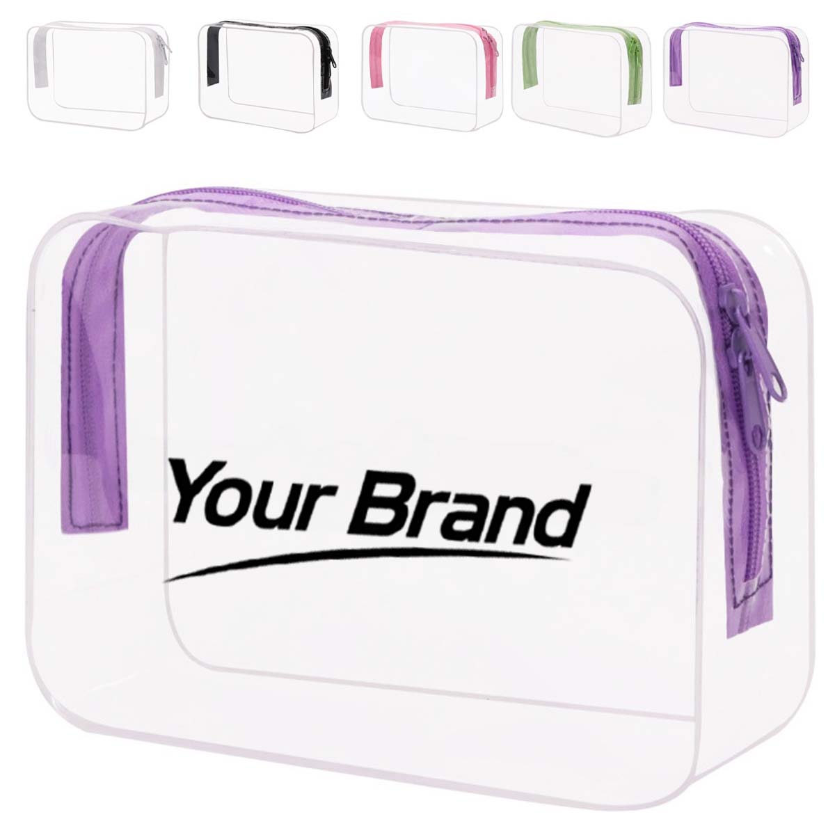 Portable Waterproof Clear EVA Travel Cosmetic Toiletry Bag