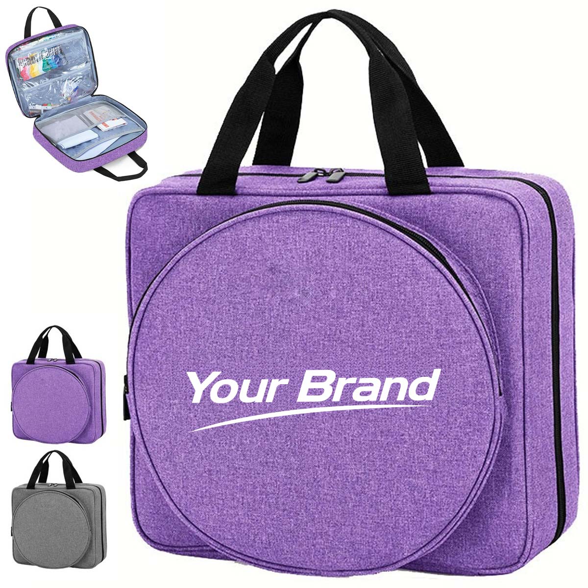 Oxford Cloth Yarn Storage Tote & Knitting Organizer Bag