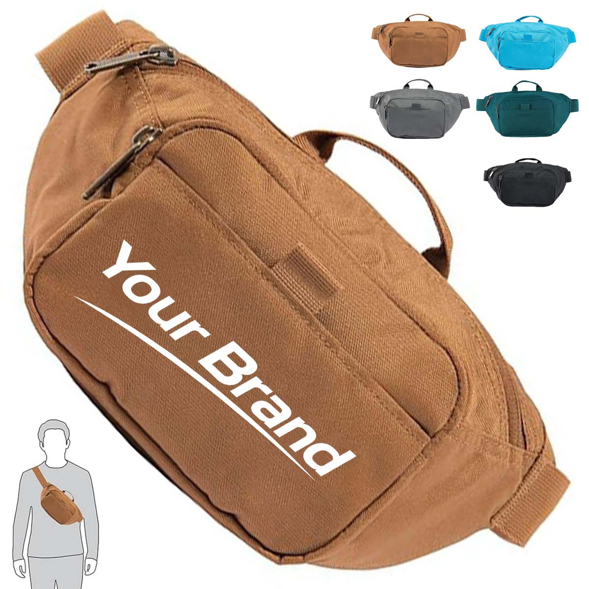 Cycling & Hiking Waist Bag Minimalist Crossbody Chest Sling