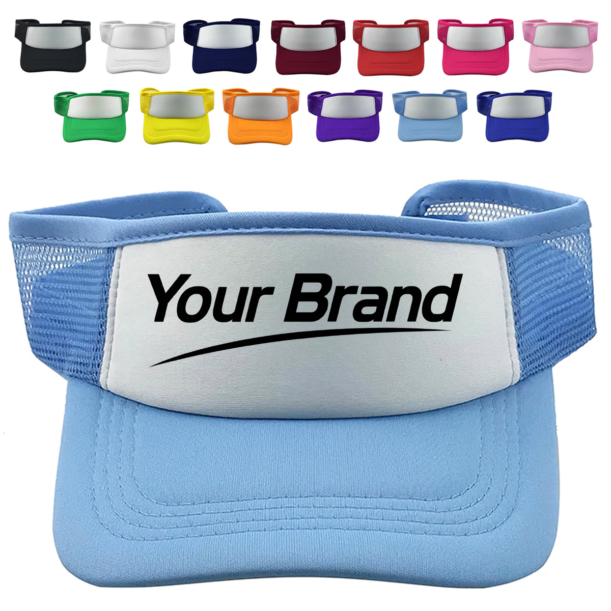 Mesh Trucker Sun Visor Cap