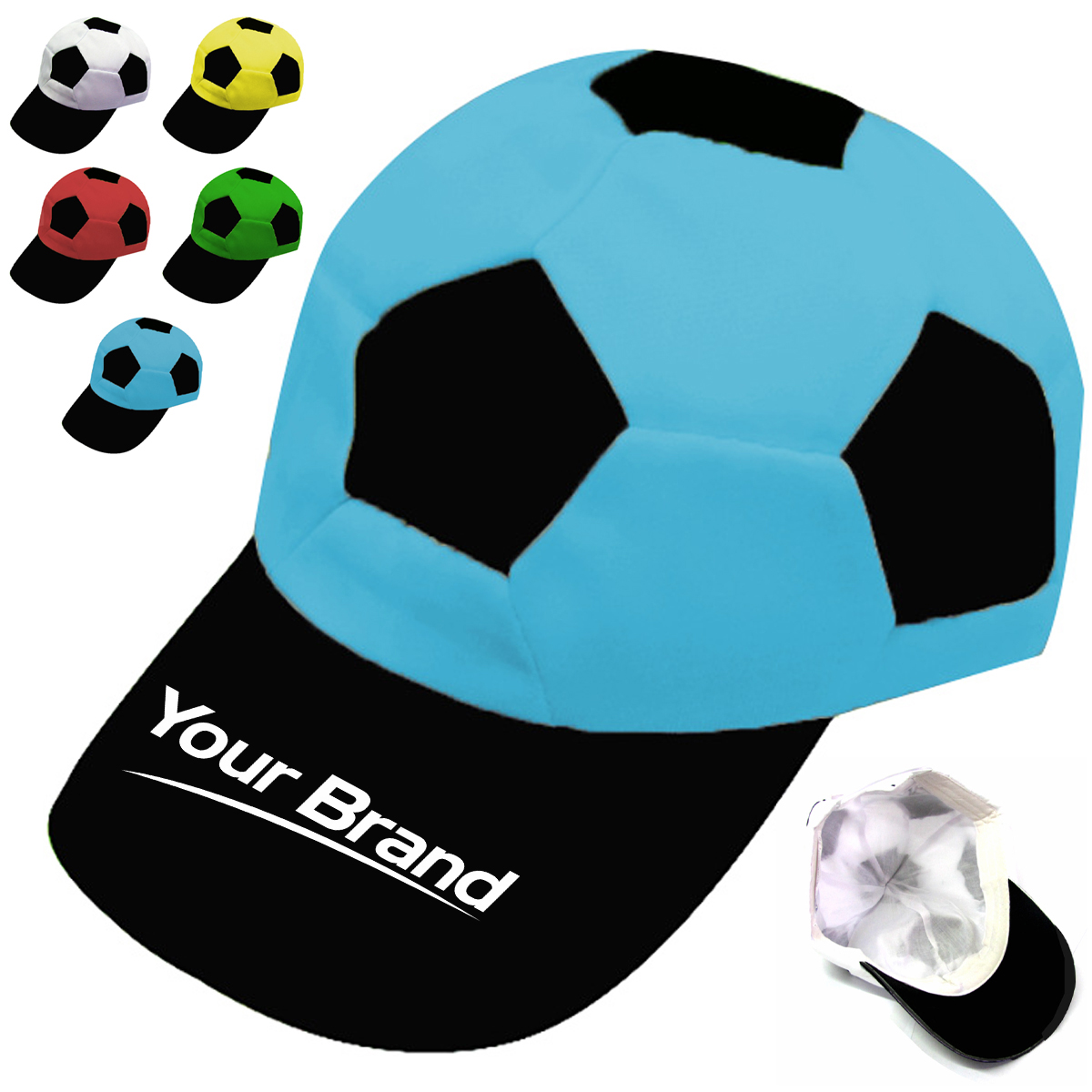 Plush Soccer Ball Baseball Cap Hat