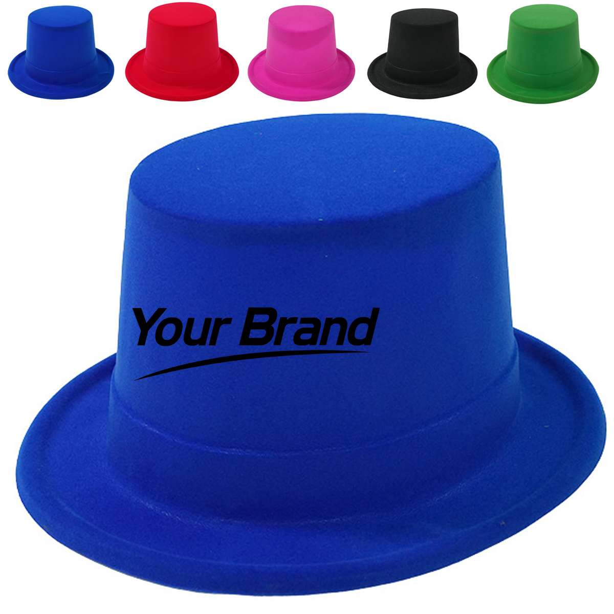 Colorful Party Costume Plastic Top Hat