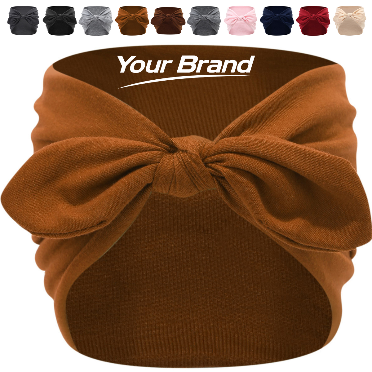 Adjustable Bow Headband Stretch Hairband Fashion Soft
