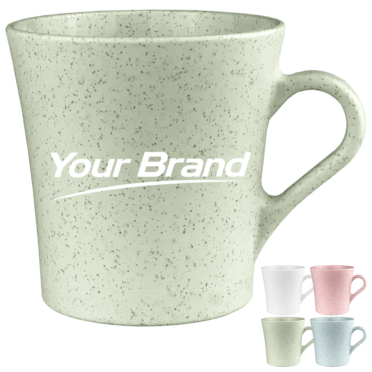 9.5 oz. Eco-Friendly Wheat Straw Mug with Handle