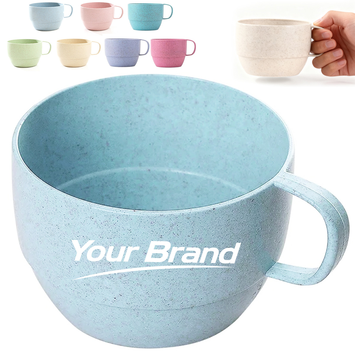 10 oz. Wheat Straw Eco-Friendly Coffee Mug