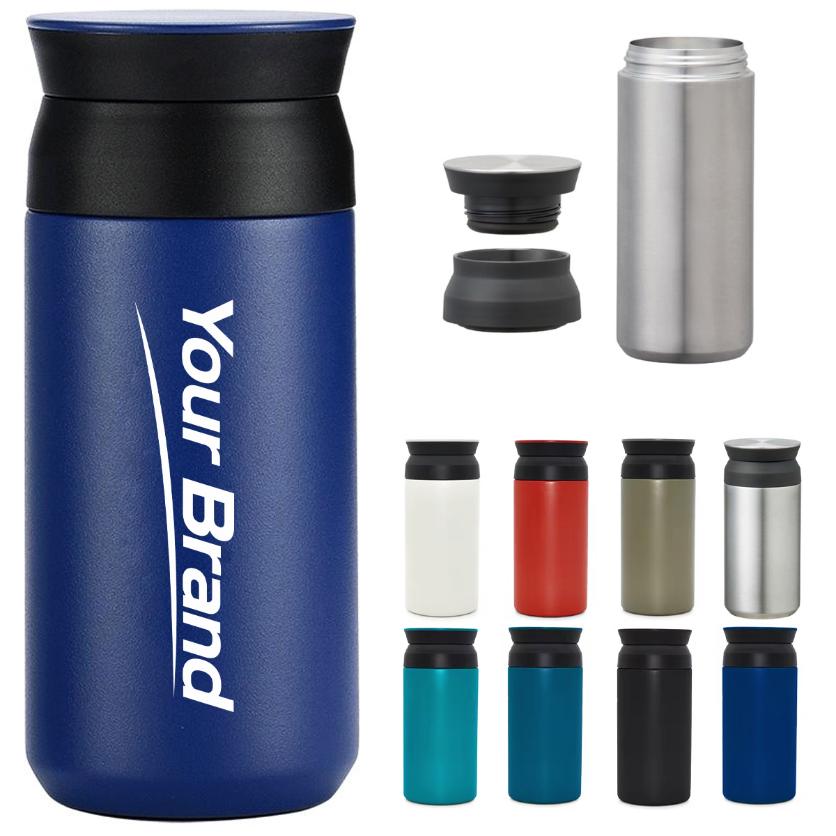 14 oz. Stainless Steel Leak-Proof Travel Mug
