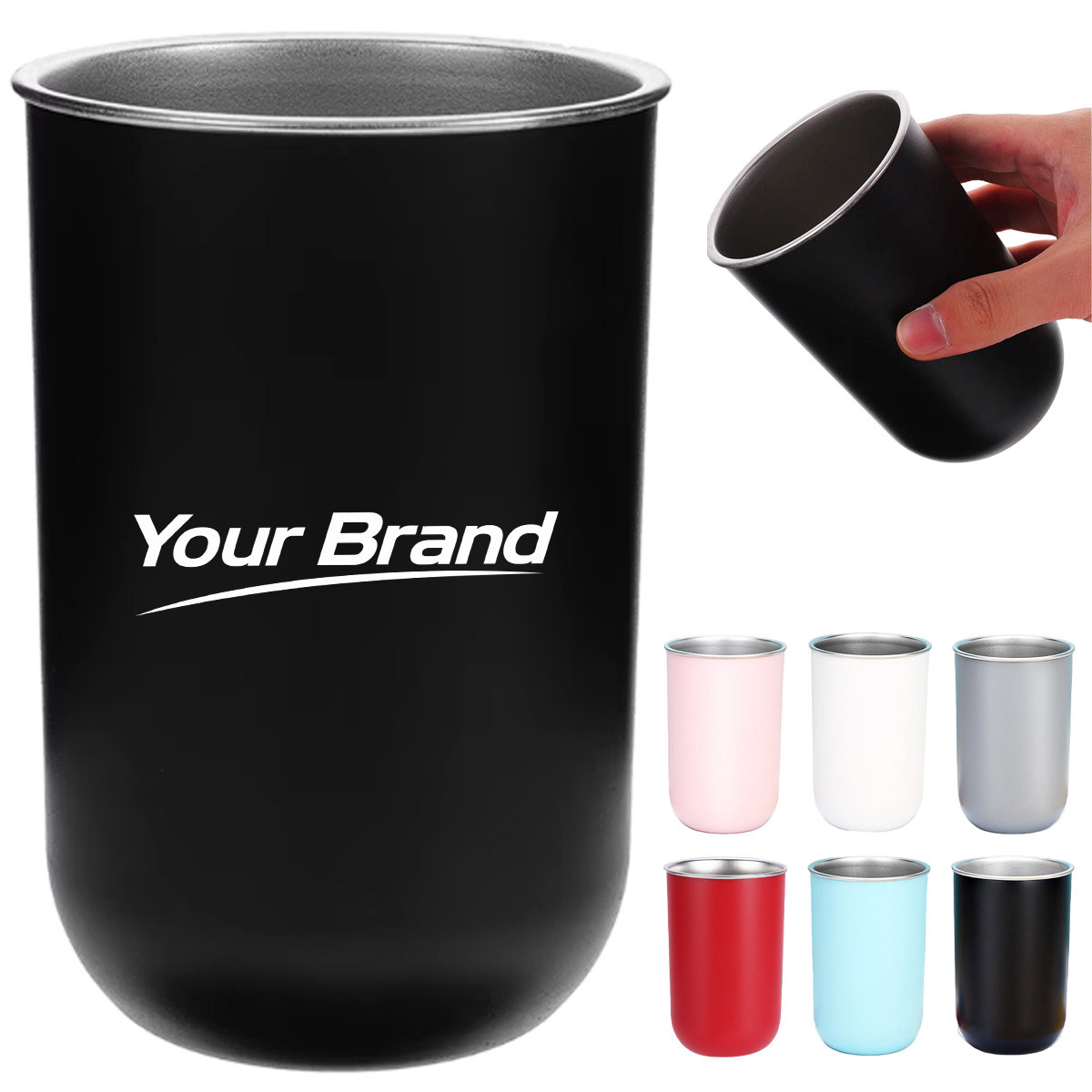 10 oz. Stainless Steel Insulated Cup for Hot & Cold Drinks