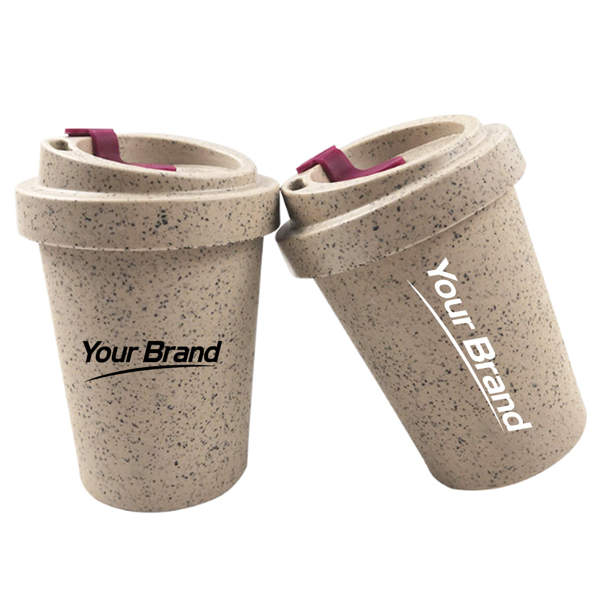 12 oz. Eco-Friendly Reusable Cup with Lid
