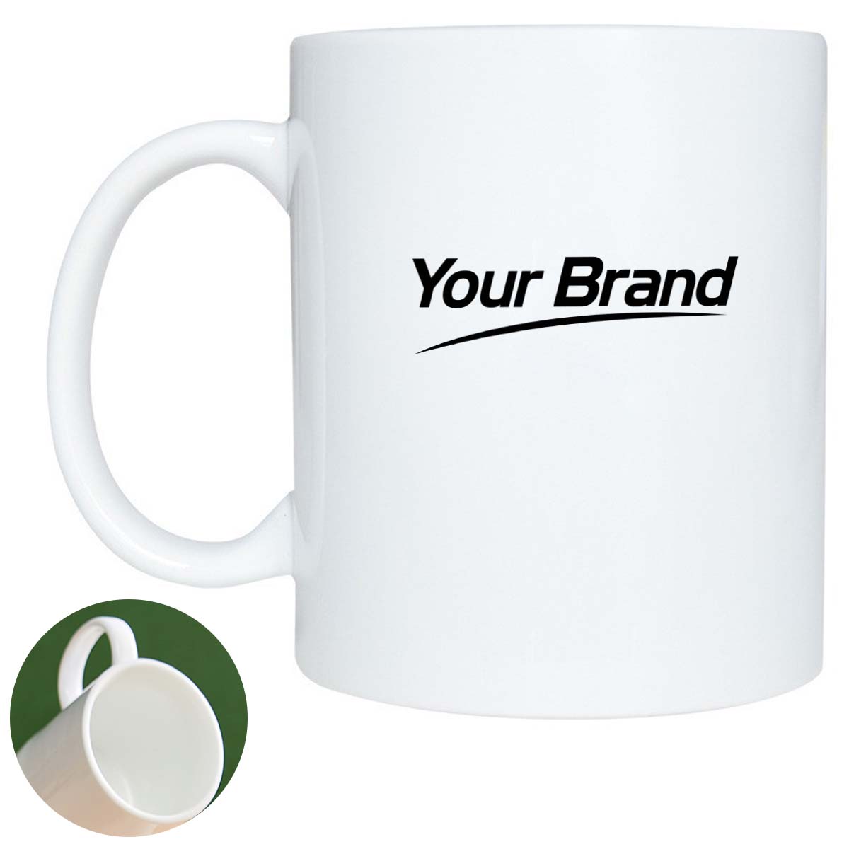 13oz. Ceramic Mug with Classic Handle for Daily Use