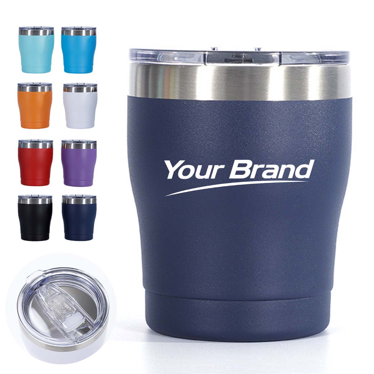 10oz Vacuum Insulated Stainless Steel Travel Tumbler Cup
