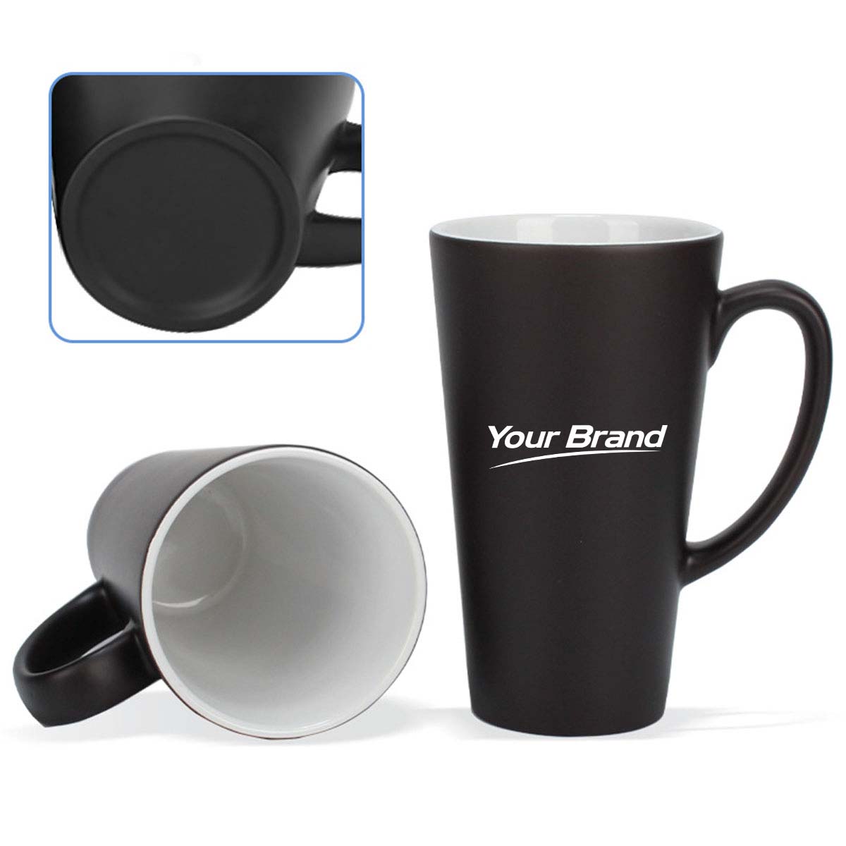 12oz Heat Sensitive Ceramic Color Changing Latte Coffee Mug