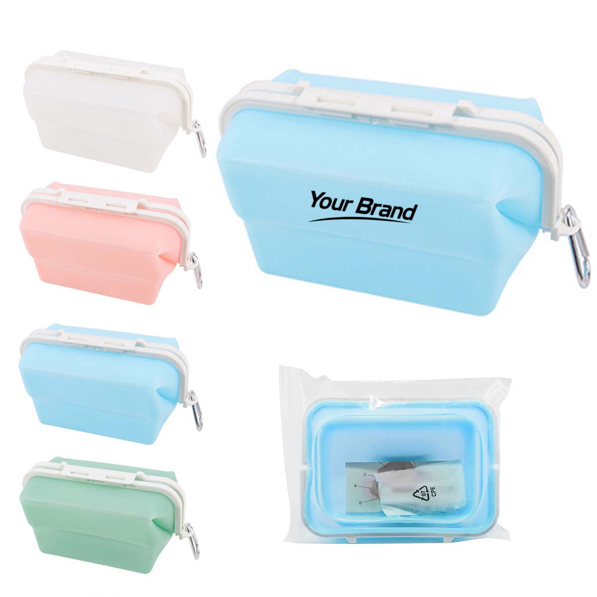 Collapsible Silicone Food Storage Container