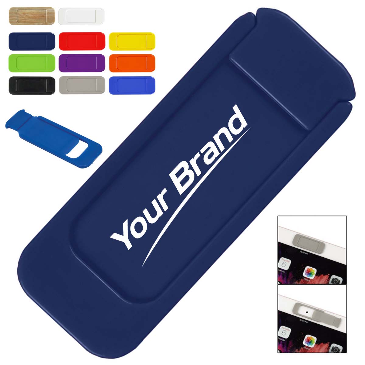 Webcam Privacy Cover w/ Sliding Shield for Laptop and Phone