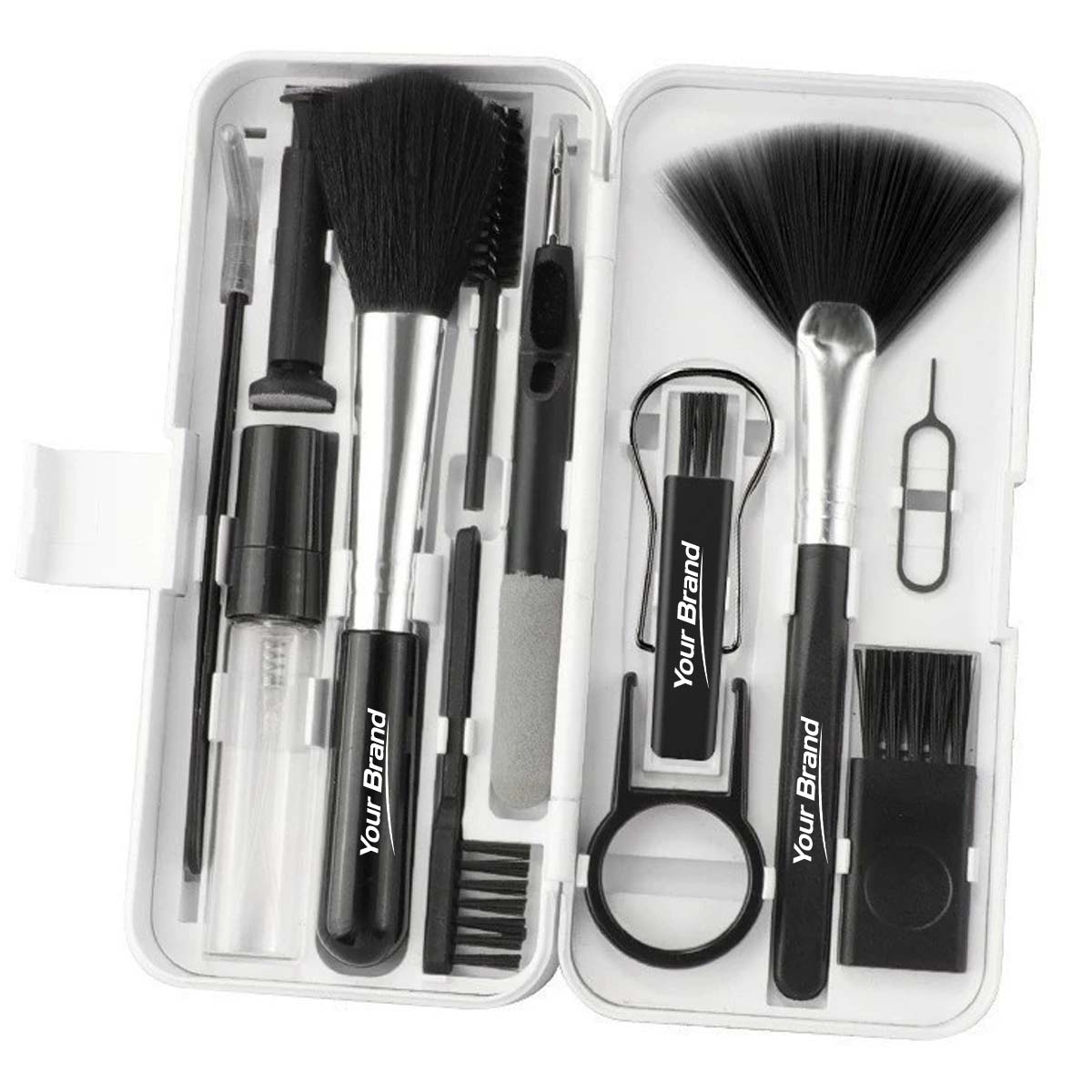 Portable Electronics Cleaning Kit With Keyboard Brush Tools