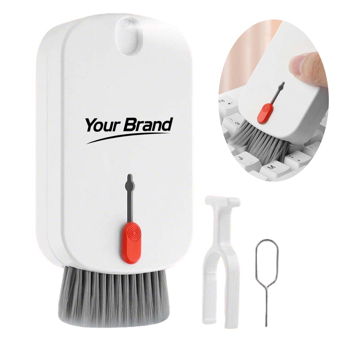 Multifunction Keyboard Cleaning Brush Tool With Hidden Kit