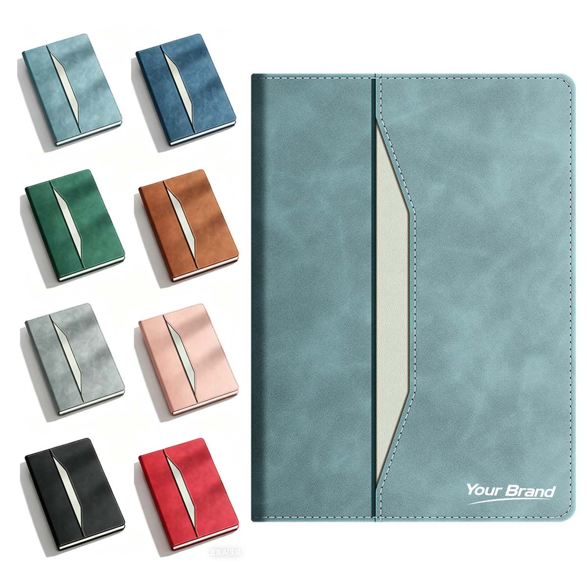 A5 Leather Office Notebook Meeting Journal