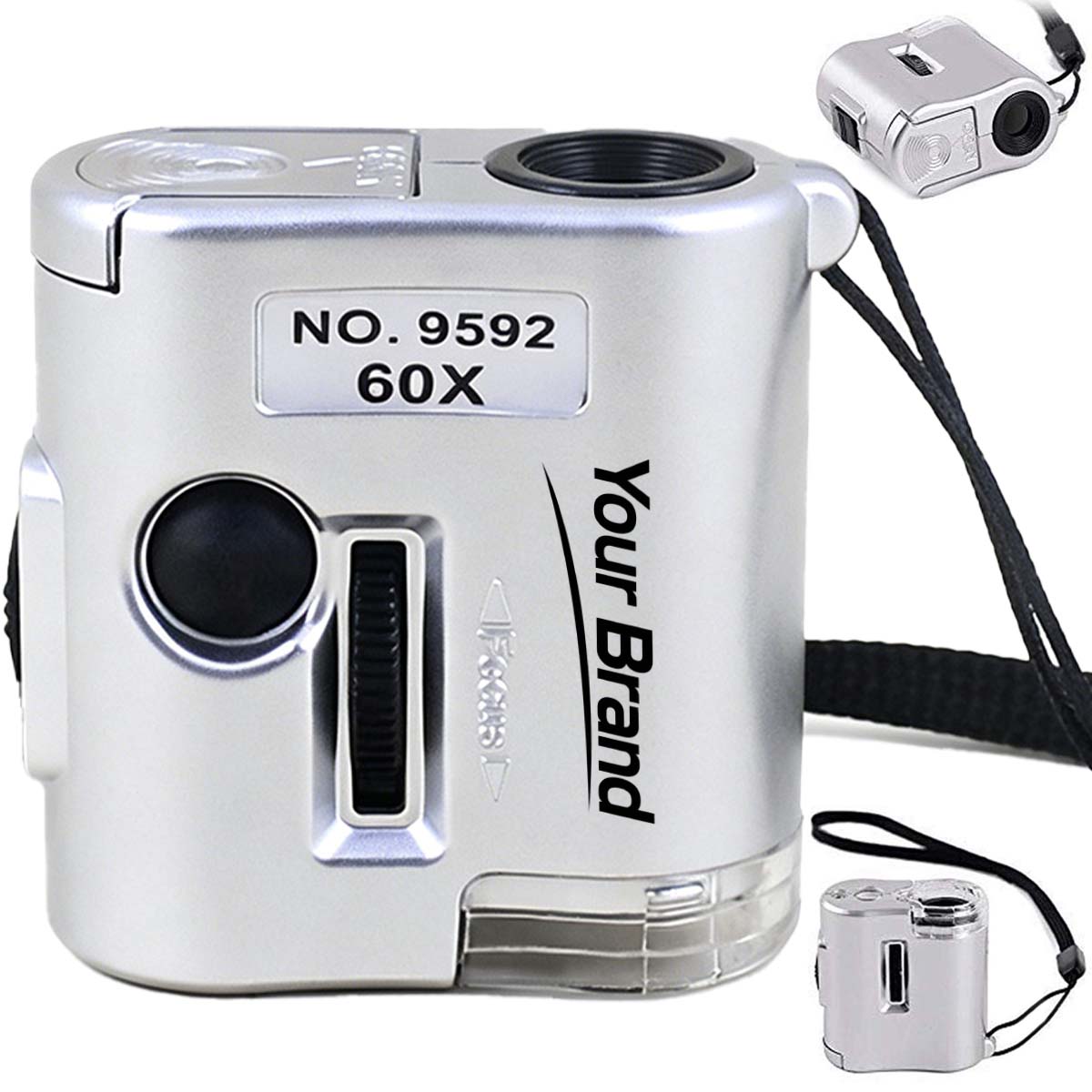 60X Pocket Microscope Magnifier Viewer