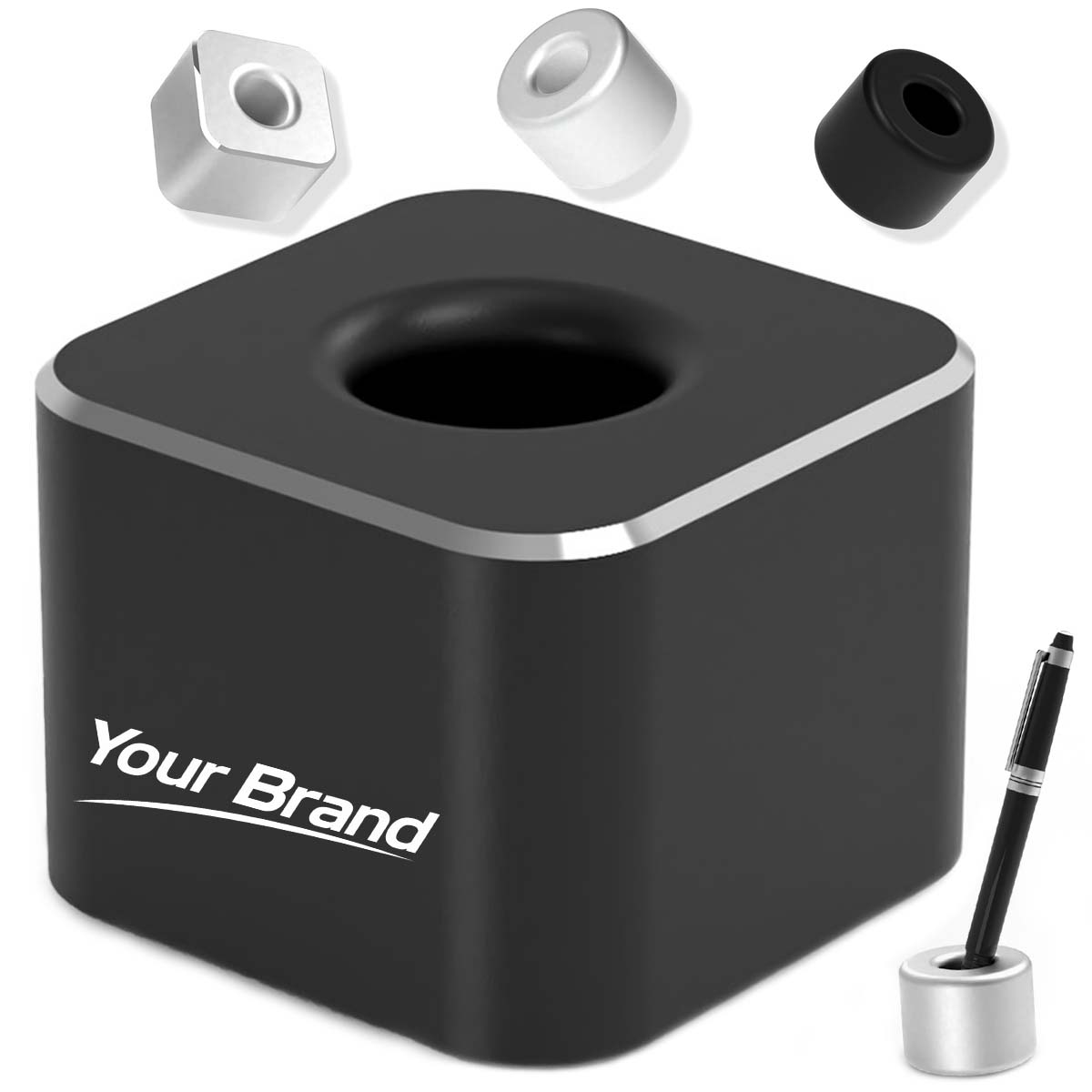 Aluminum Alloy Desktop Pen Holder Stand