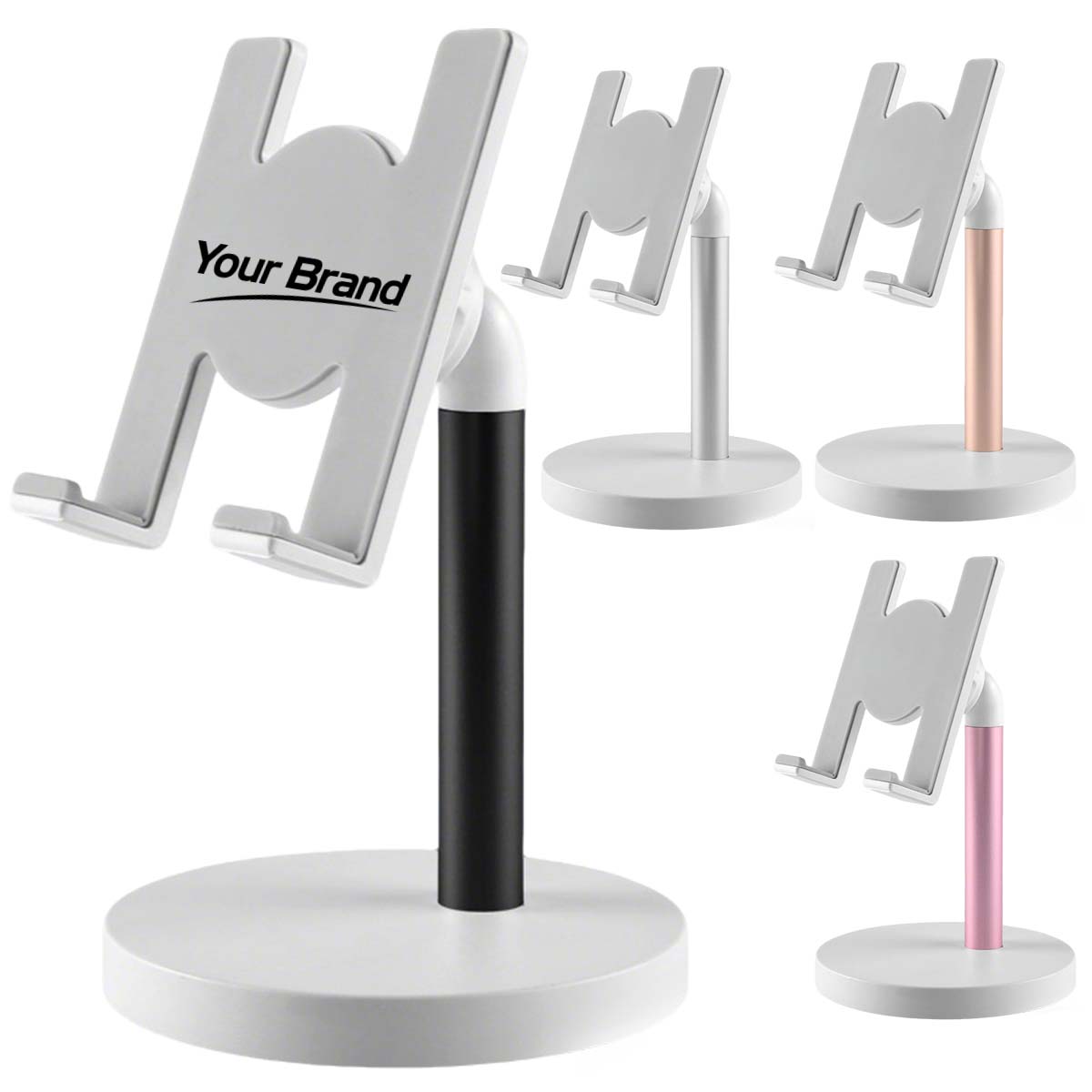 Adjustable Aluminum Desktop Phone Tablet Stand Holder