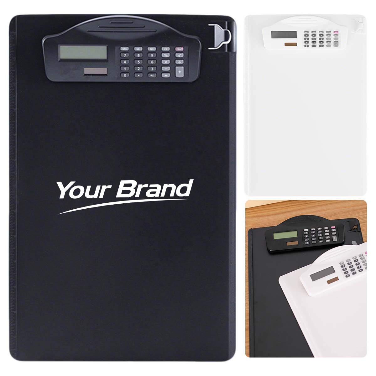 Portable Clipboard With Calculator Storage Writing Board