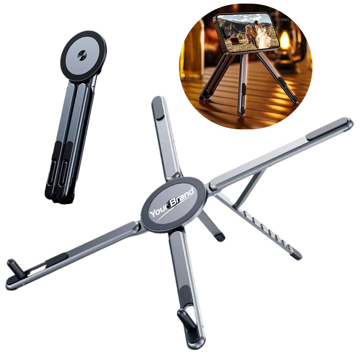 Foldable Magnetic Phone Stand Holder