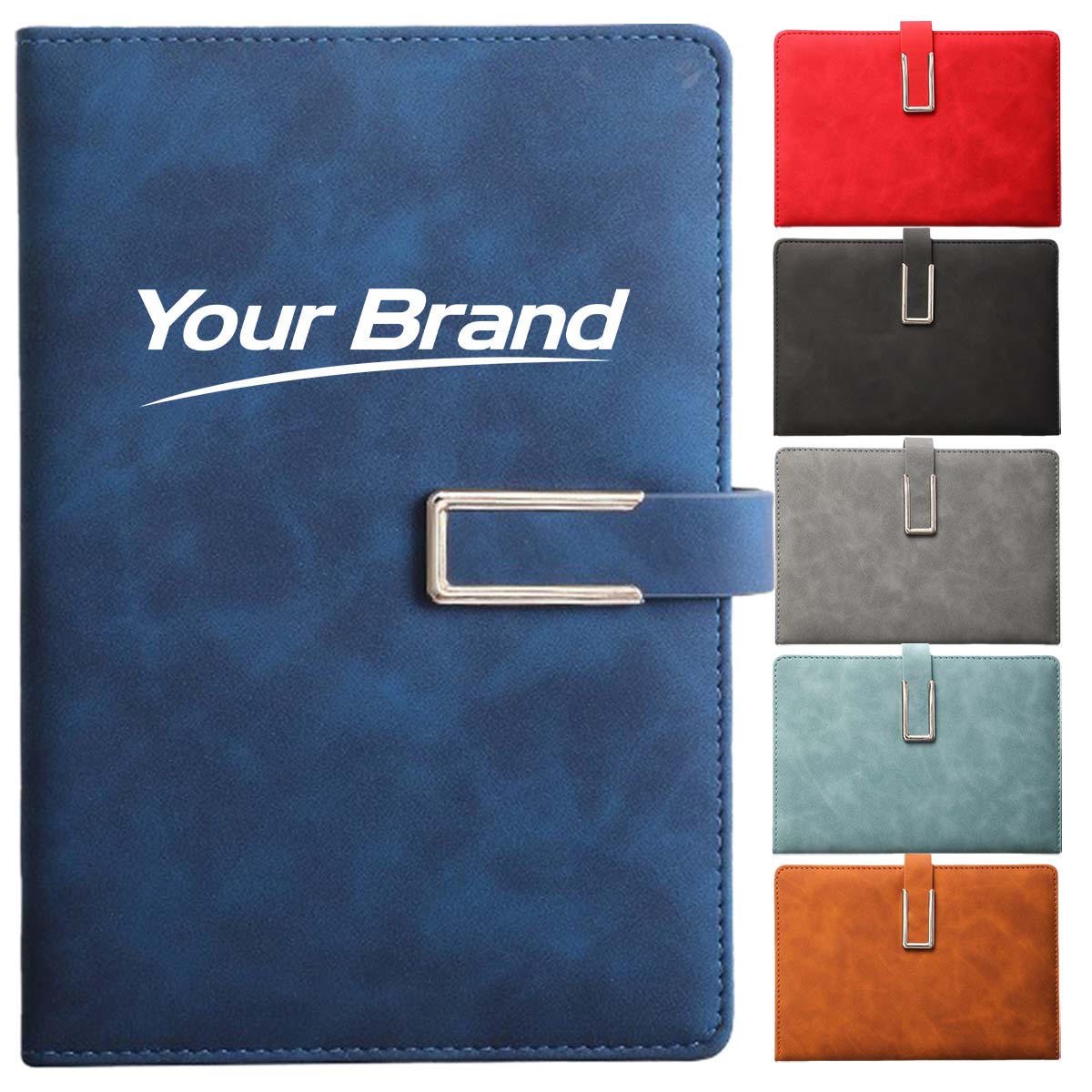A5 PU Leather Business Binder Notebook