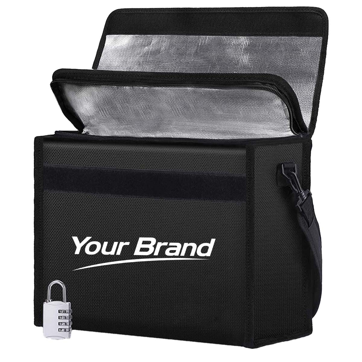 Waterproof Fireproof Document Storage Organizer Briefcase