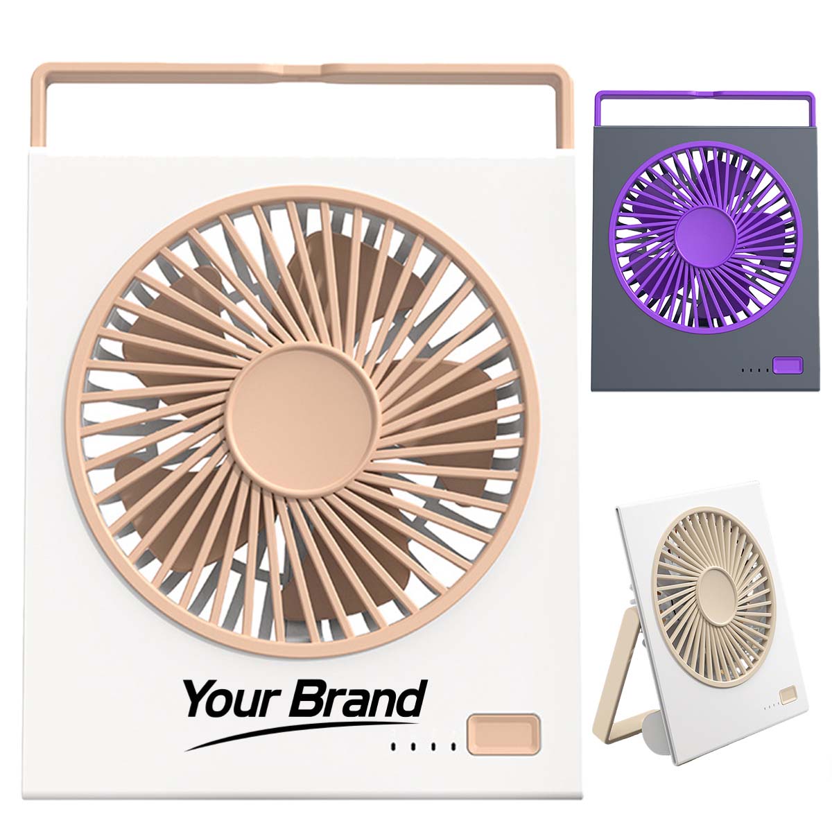 Portable Quiet Desktop Cooling Fan Stand