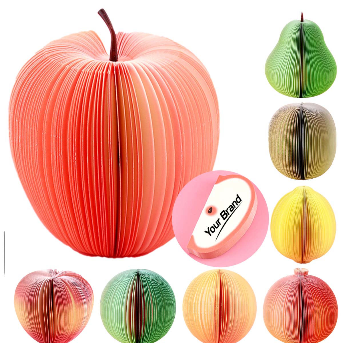 Creative Fruit Shape 3D Sticky Note Memo Pad