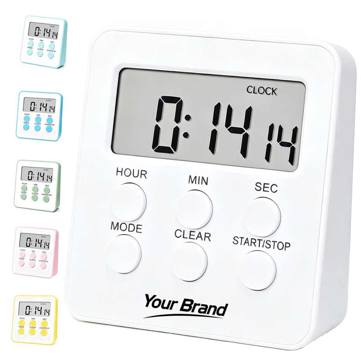 Large Display Digital Kitchen Timer Desk Reminder Clock