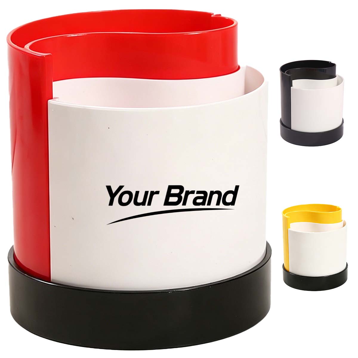 Modern Plastic Desk Organizer Pen Holder Cup